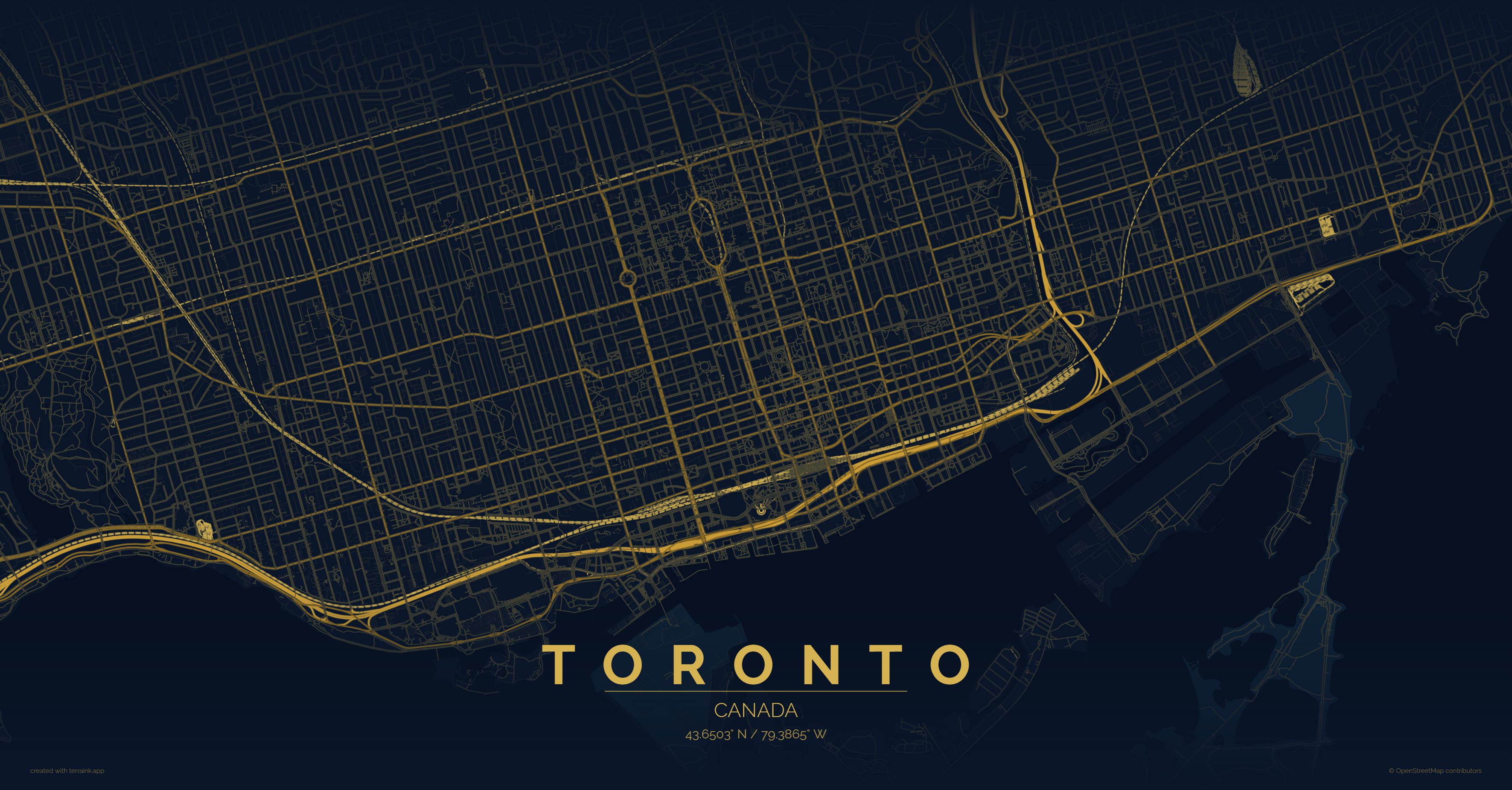 Map of Toronto